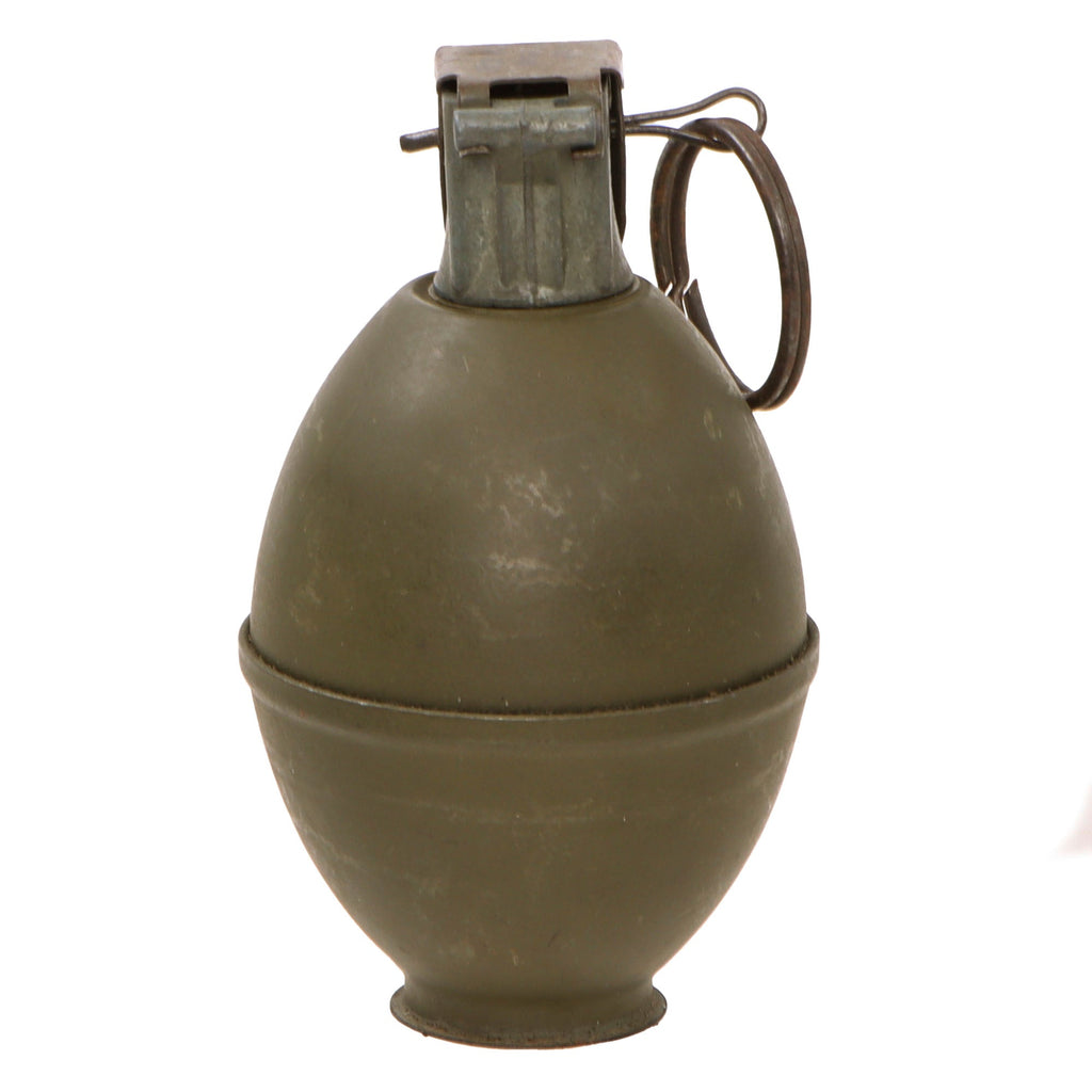 Original U.S. Korean War Vietnam War Rare M26 Lemon Grenade with M213 Fuze - Inert Original Items