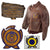 Original U.S. WWII 1st Reconnaissance Squadron or 391st Bomb Squadron Patched A2 Flight Jacket with 8th Air Force Patch Over 391st Bomb Squadron Patch - Period Applied Insignia Original Items