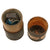Original U.S. WWII M21 Inert Practice Pineapple Fragmentation Training Hand Grenade with Early Tapered Body and Original Correct Husk Original Items