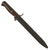 Original Norwegian M1894 Bayonet for Krag–Jørgensen Rifles & Carbines Made Under German Occupation with Waffenamt Stamp Converted to Fit M1 Carbine Post-WWII with Scabbard Original Items