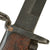 Original Norwegian M1894 Bayonet for Krag–Jørgensen Rifles & Carbines Made Under German Occupation with Waffenamt Stamp Converted to Fit M1 Carbine Post-WWII with Scabbard Original Items