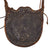 Original U.S. American Revolutionary War Era Rifleman’s Bag Set with Powder Horn and Powder Measure in Bag - Red Felt-Lined Original Items