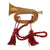 Original U.S. Indian Wars Bugle with Red Artillery Cord by Lyon & Healy of Chicago Original Items