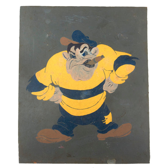 Original U.S. WWII Era Navy PT Boat Insignia Painted on Masonite - Needs Research - 9 ⅛ x 11 ⅛” Original Items