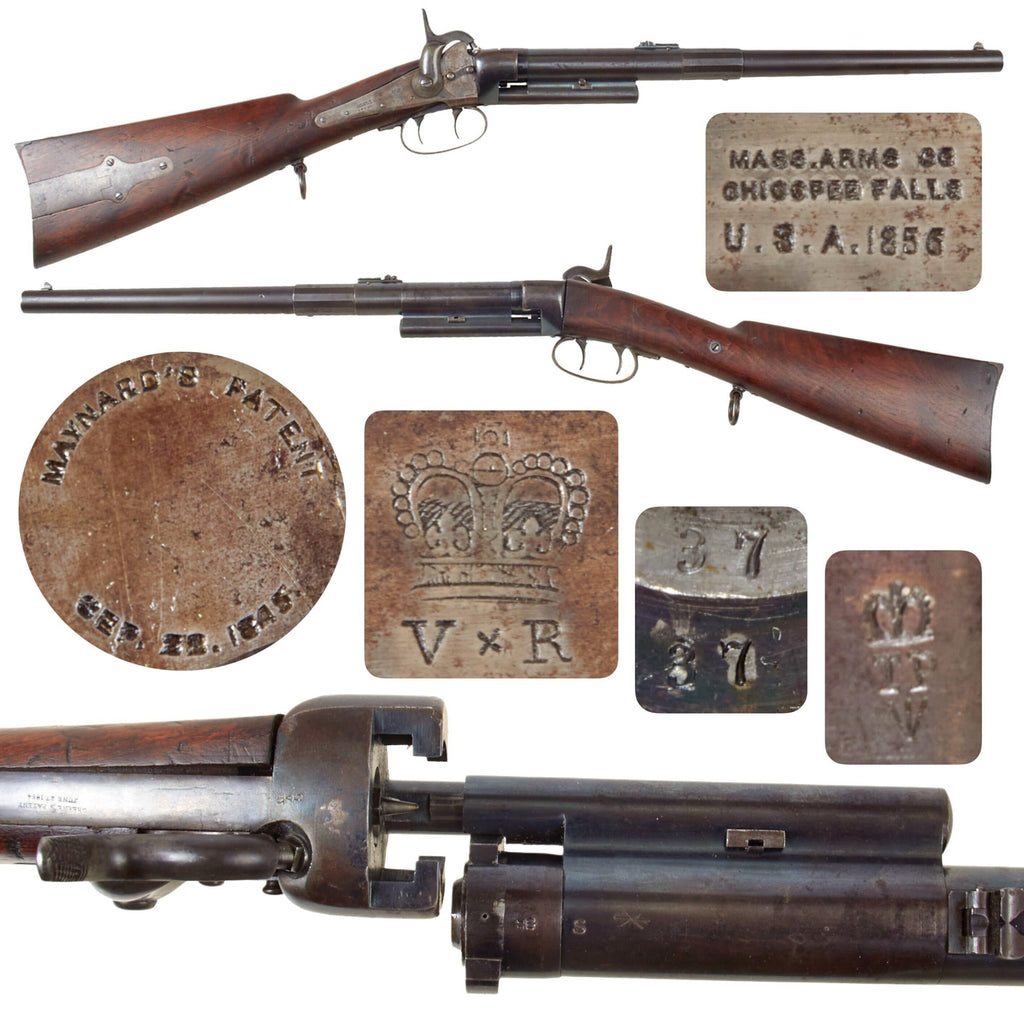 Original British Contract Model 1855 Greene Breech-Loading Carbine - Serial No. 37 Original Items