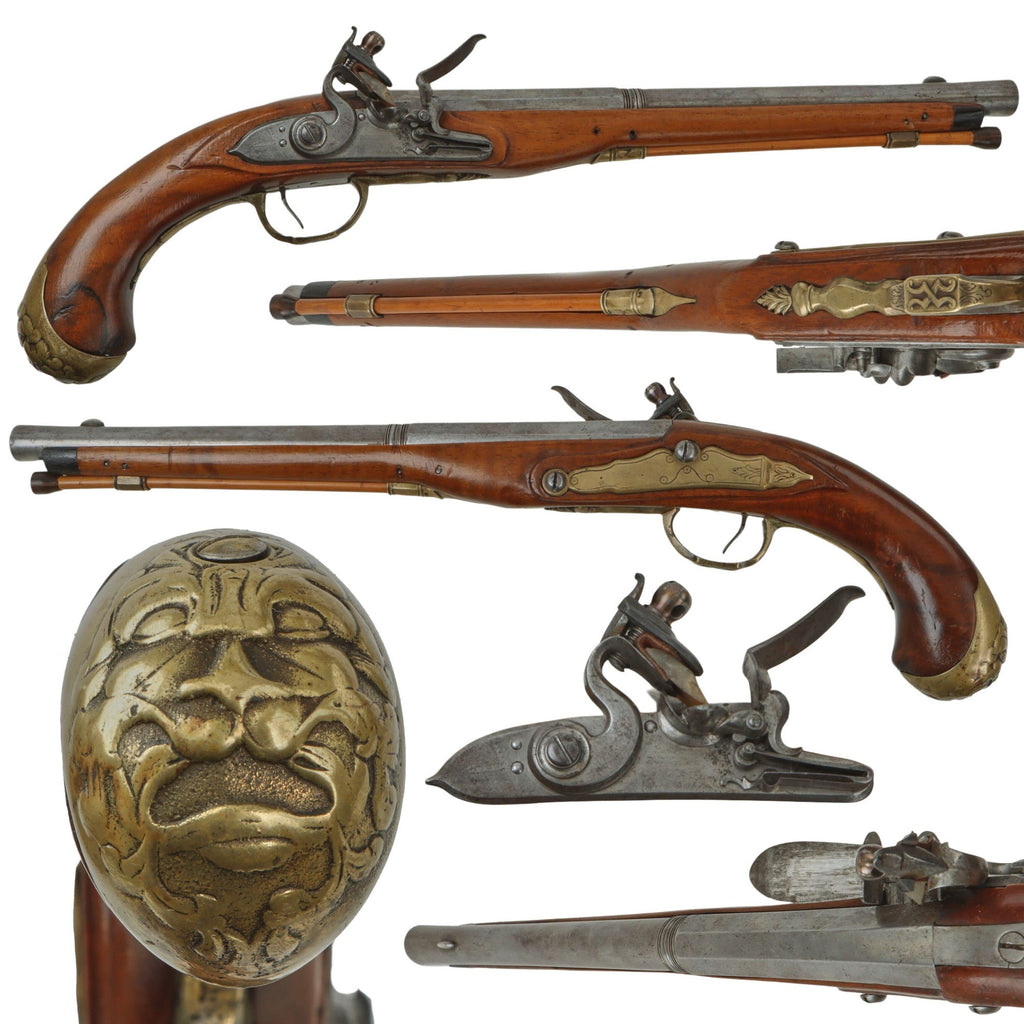 Original Continental Flintlock Holster Pistol - Unmarked  - Circa 1740–1760 Original Items