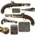 Original U.S. Civil War Era M-1842 Percussion Cavalry Pistol by H. Aston & Co. - dated 1846 and 1849 Original Items
