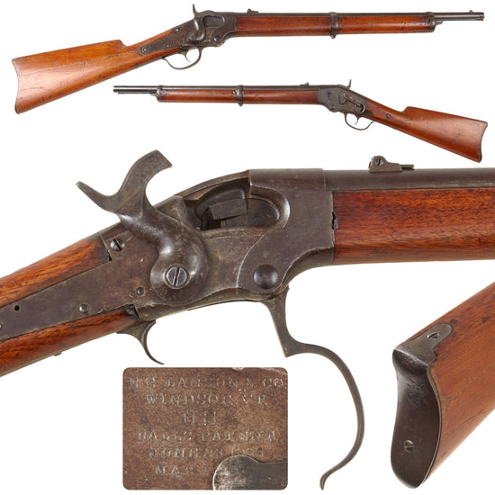 Original U.S. Civil War Contract E.G. Lamson & Co. Ball Patent Repeating Saddle-Ring Carbine with Magazine Cutoff - Circa 1865 Original Items