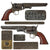 Original U.S. Civil War Colt Model 1851 Navy .36cal Percussion Revolver with Hartford Address and Cylinder Scene Made in 1858 - Serial 89182 Original Items