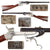Original U.S. Civil War Sharps & Hankins Nickel Plated Model 1862 Sliding Breech Naval Carbine with Leather Cover - Serial 10639 Original Items