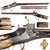 Original Early 19th Century Austrian Chemical Lock Wheellock Rifle by Jos. Reisinges of Wels — Heavy .56 Cal Octagonal Barrel, Bone-Inlaid Stock & Set Trigger Original Items