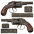 Original U.S. Civil War Era Allen & Wheelock 1845 Patent .32cal Medium Frame Bar Hammer Percussion Revolver circa 1858 - Matching Serial 42 Original Items