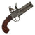 Original British Over and Under Flintlock Double Barrel Tap Action Pistol by John Bass of London - circa 1790 Original Items