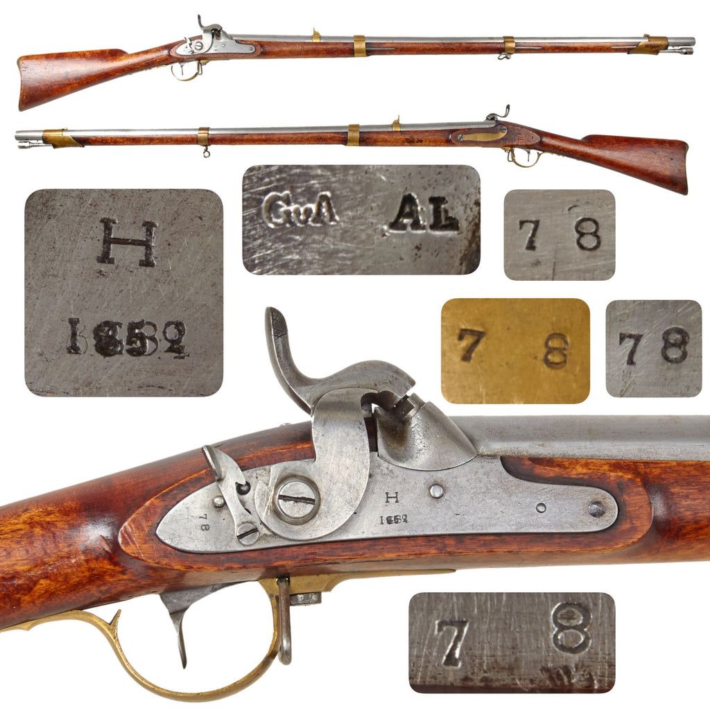 Original Swedish Model 1834 Doglock Percussion Rifle by Husqvarna Vapenfabrik with Experimental Sight - Serial 78 Original Items