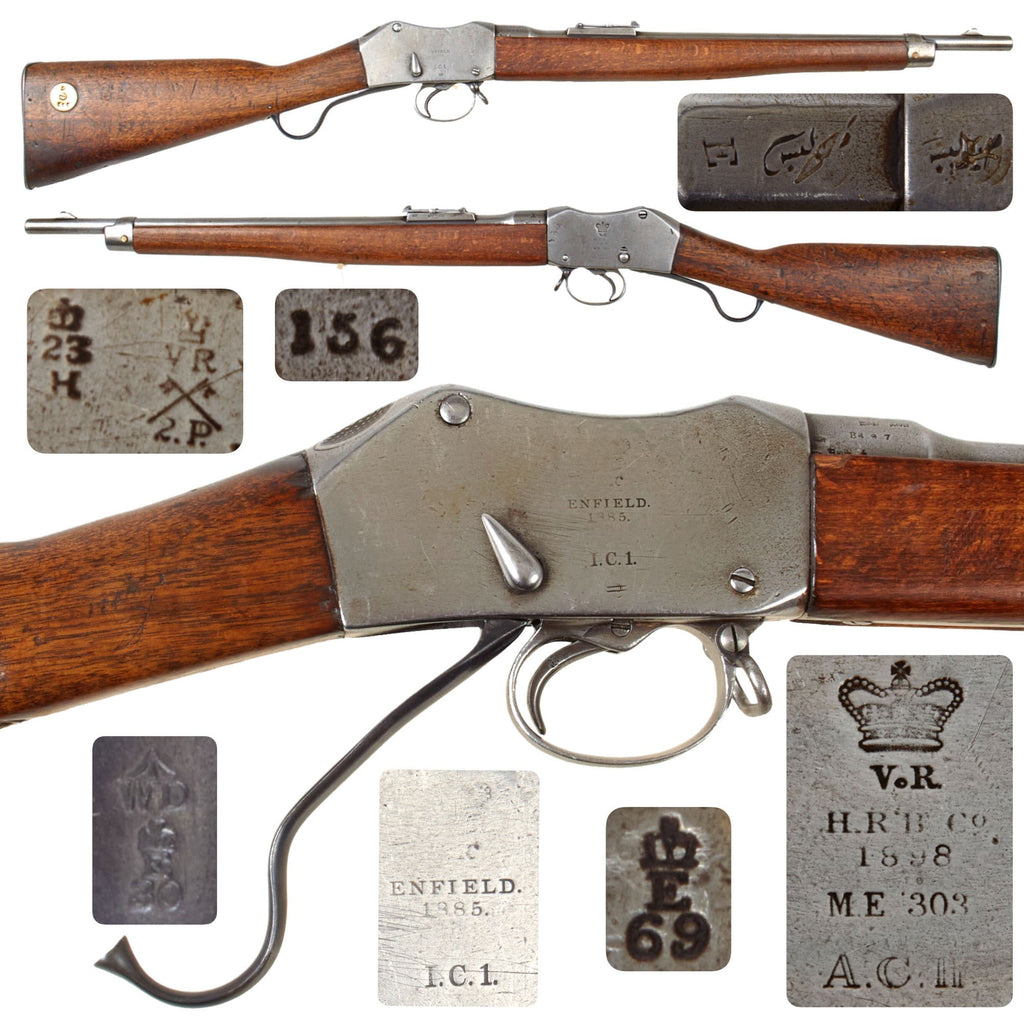 Original British Martini-Enfield .303 A.C.II. Artillery Carbine by R.S.A.F. Enfield - Dated 1885 and Converted 1898 Original Items