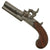 Original British Triple Barrel Percussion Converted Boxlock Tap Action Pistol by Thomas Cartmell of Doncaster - circa 1820 Original Items