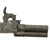 Original British Triple Barrel Percussion Converted Boxlock Tap Action Pistol by Thomas Cartmell of Doncaster - circa 1820 Original Items