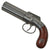 Original U.S. .32cal Double Action Percussion Pepperbox Revolver by The Washington Arm Co. Serial 3274 - Circa 1856 Original Items