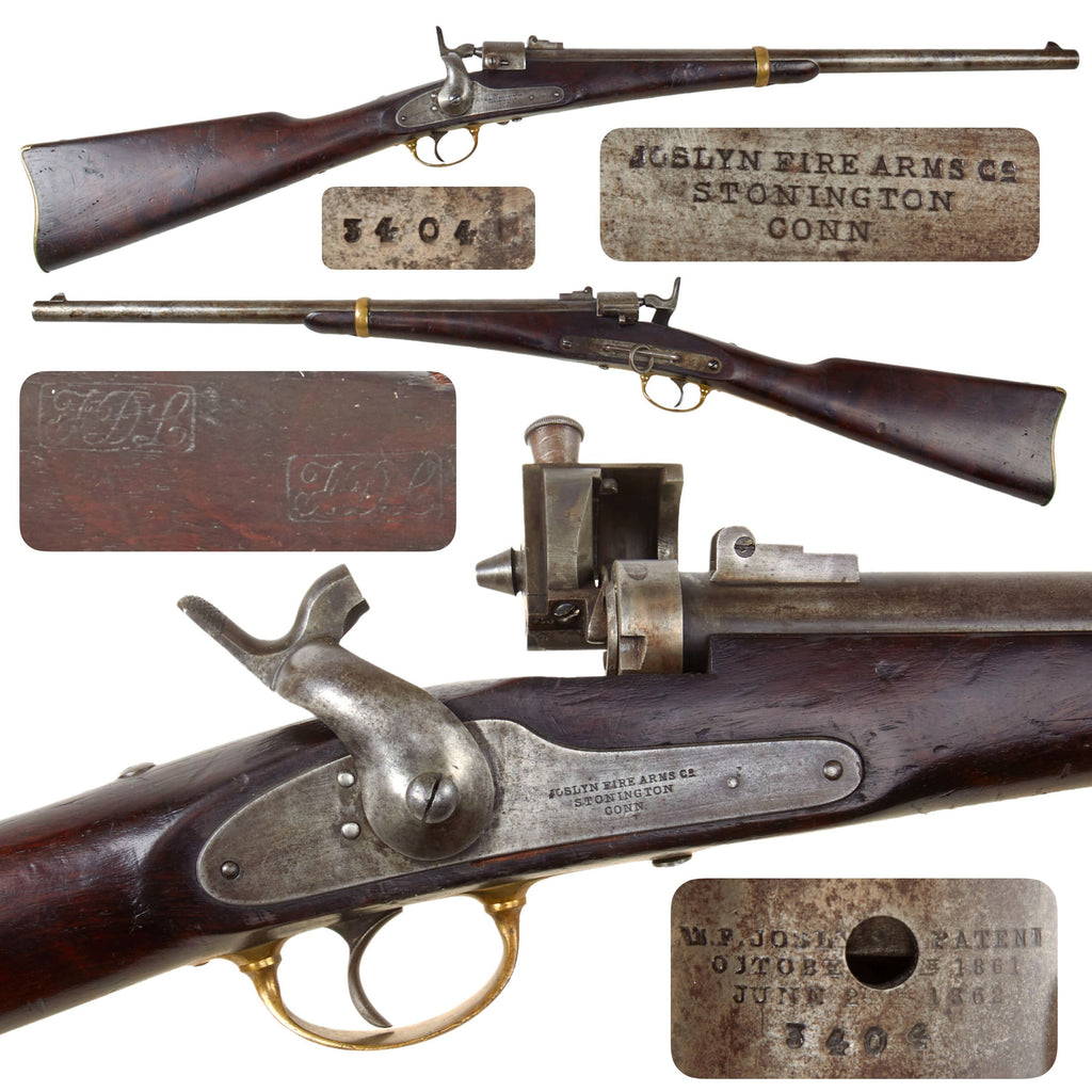 Original U.S. Civil War Joslyn Firearms Co. M1864 Saddle Ring Carbine Serial 3404 with Excellent Bore - Circa 1863 Original Items