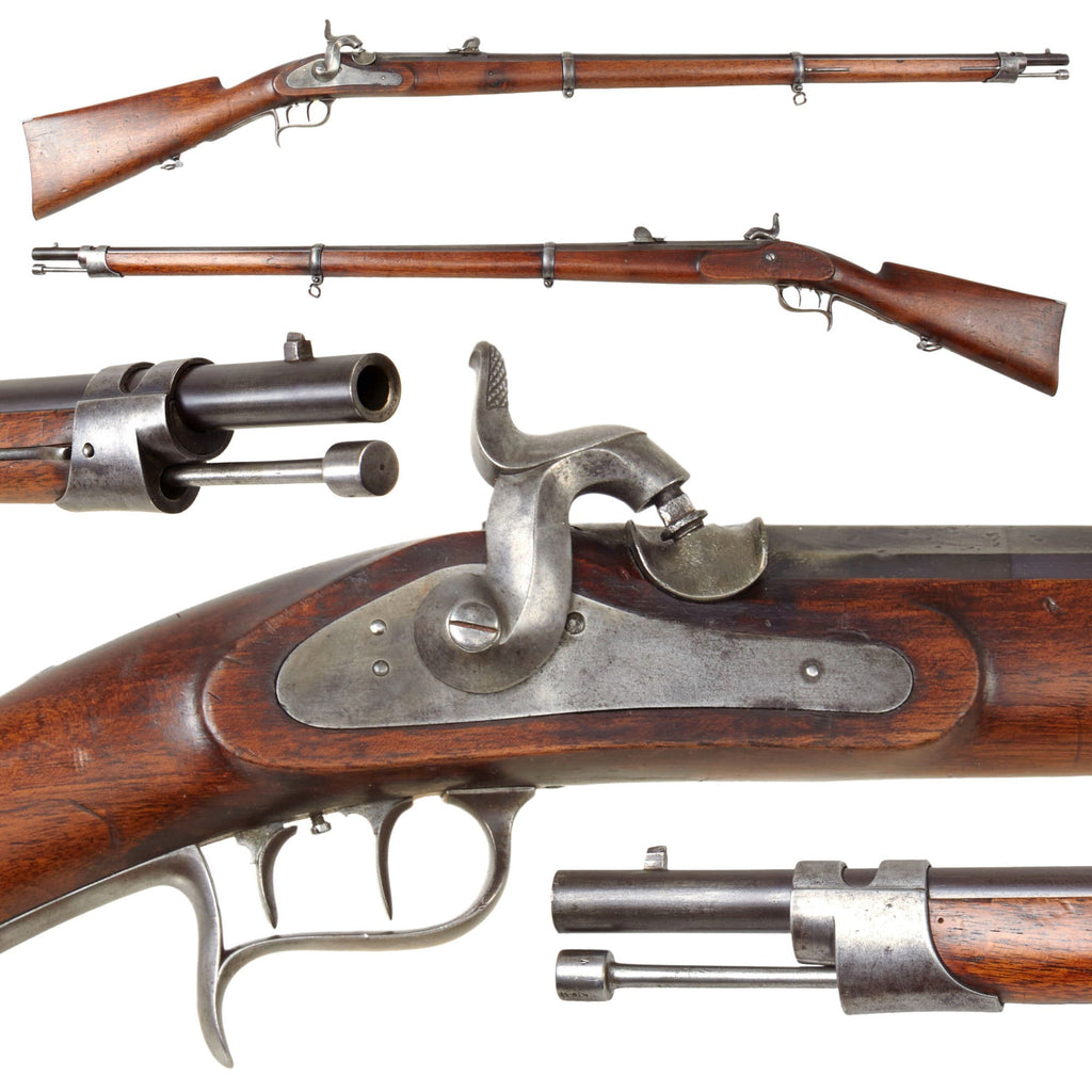 Original Swiss Infanteriegewehr Model 1863 Military Percussion Rifle with Set Trigger - Circa 1865 Original Items
