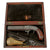 Original U.S. Pre Civil War Bacon & Co. .30cal Underhammer Percussion Pepperbox Revolver in Original Case with Accessories - Matching Serial 26 Original Items