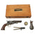 Original U.S. Civil War Colt M1849 Pocket Percussion 4" Barrel Revolver Made in 1861 with Replica Case & Accessories - Matching Serial 193795 Original Items