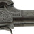 Original Victorian Era Belgian Double Barreled Percussion Pistol with Engraved Frame Serial 2584 - Circa 1840 Original Items