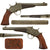 Original U.S. Martially Marked Remington Model 1871 Army Rolling Block Pistol in .50cal - Serial 3512 Original Items