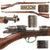 Original Antique French Carabine Buffalo-Lebel Cadet and School Training Rifle by Manufacture Française in .44 Russian - Serial 25015 Original Items