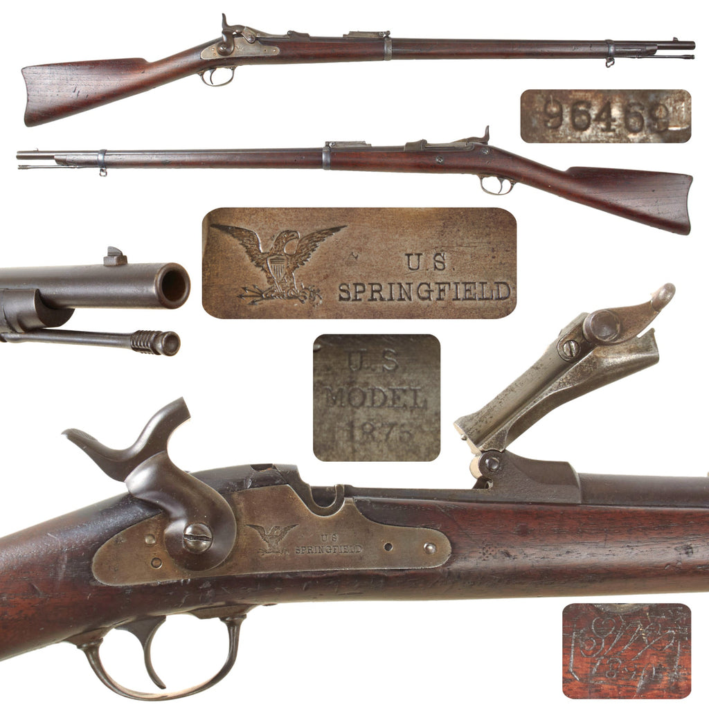Original U.S. Springfield Trapdoor Model 1873/84 Updated Cadet Rifle with Standard Ram Rod Made in 1878 - Serial 96469 Original Items
