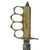 Original U.S. WWI Model 1918 French Made Mark I Trench Knife by AU LION with Correct Steel Scabbard - Excellent Original Items