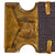 Original U.S. Spanish American War Blue Massachusetts National Guard MASS .45-70 Ammunition Belt by Mills with Thirty-Nine Shell Casings Original Items
