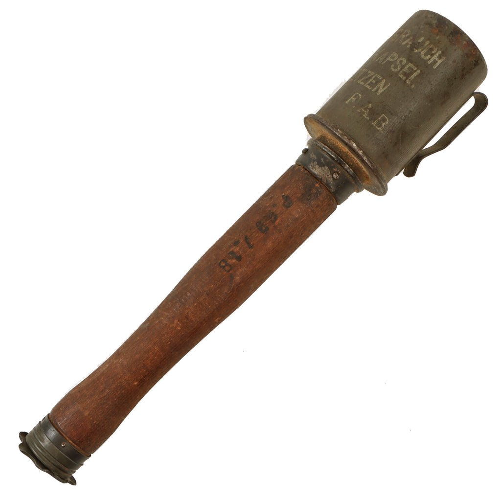 Original Imperial German WWI Inert M1917 Stick Grenade - Stielhandgranate M17 - Dated July 1918 Original Items