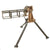 Original British WWI Vickers 9mm Turkish Contract Fluted Display Medium Machine Gun Serial C11700 with 1940 Dated Tripod, Ammo Box, and Carrier Original Items