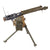 Original British WWI Vickers 9mm Turkish Contract Fluted Display Medium Machine Gun Serial C11700 with 1940 Dated Tripod, Ammo Box, and Carrier Original Items