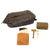 Original U.S. WWII 709th Tank Battalion Officer’s Trunk Grouping with Uniform, Bronze Star, and Captured German Souvenirs - Lieutenant Clark L. Bailey, Service Company Original Items