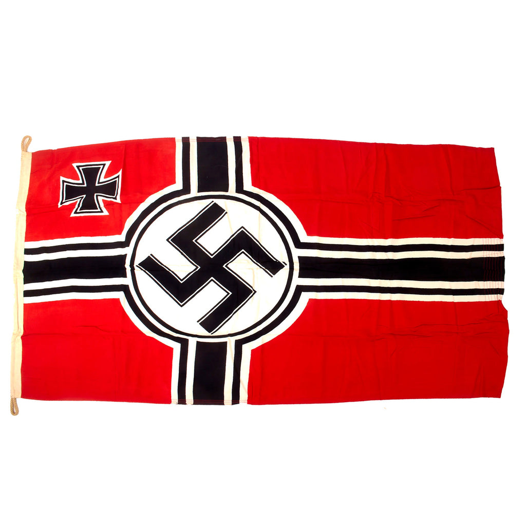 Original German WWII 100cm x 170cm Battle Flag by Textildruck Arlt - Reichskriegsflagge Original Items