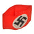 Original German WWII NSDAP & SA Multi-piece Cotton Armband with Paper RZM A4/148 Tag Original Items