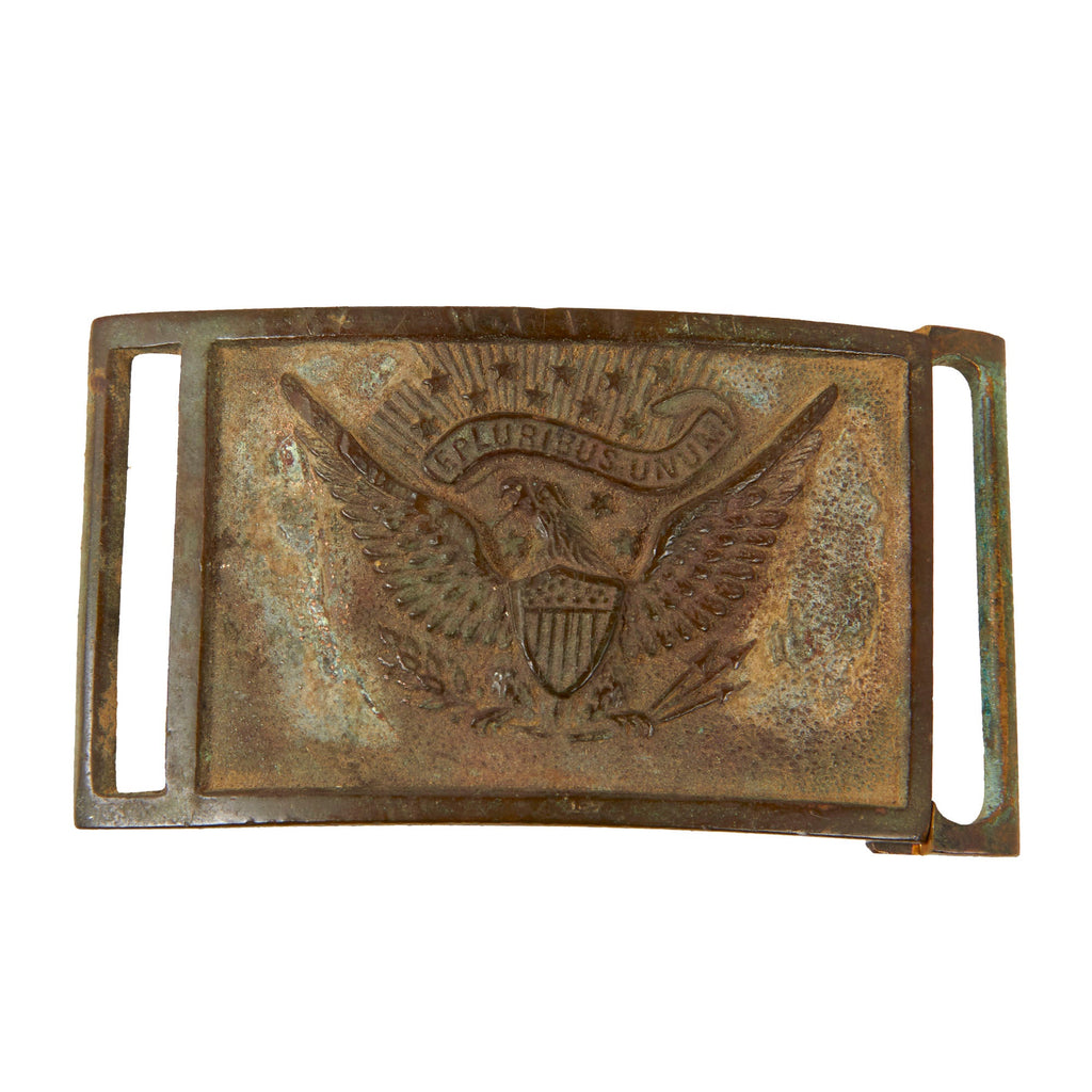 Original U.S. Civil War M-1851 Regulation Belt Buckle - Ex-Rosensteel Collection - Recovered at Gettysburg Original Items