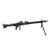 Original German WWII MG 42 Display Machine Gun with Live Barrel and Basket Belt Carrier Original Items