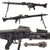 Original German WWII MG 42 Display Machine Gun with Live Barrel and Basket Belt Carrier Original Items