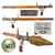 Original Soviet Cold War Inert RPG-2 Rocket Propelled Grenade Launcher Serial D2014 by Kovrov Mechanical Plant with 1969 Dated PR-20 TG-50 Training Rocket Original Items