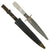 Original U.S. 1890s “Gambler” Side Knife with Mother of Pearl Grips in Scabbard - Romo, Solingen Original Items