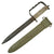 Original U.S. WWII Theater-Made Fighting Knife with OSS Drop Knife Guard, Coin Spacers, and M1 Scabbard - Named Original Items