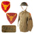 Original U.S. Pre-WWII Philippine Scouts 26th Cavalry Painted M1917A1 Helmet & Philippine-Made Service Tunic with Great Insignia - Rabaya Original Items