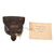 Original U.S. Civil War 79th Pennsylvania Infantry Identified Federal Percussion Cap Box Pouch with Museum Tag & Original Caps - Chambers Gibble Original Items