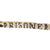 Original WWI Ottoman Empire Turkish Prisoner of War Souvenir Beadwork Snake with Turtle’s Neck in Mouth - Unusual - Dated 1917 Original Items