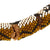 Original WWI Ottoman Empire Turkish Prisoner of War Souvenir Beadwork Snake with Turtle’s Neck in Mouth - Unusual - Dated 1917 Original Items