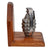 Original U.S. Korean War / Vietnam War Era MkII Grenade Bookends with Fuze Dated 1953 - Inert Original Items