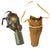 Original U.S. WWII M1A1 Training Gas Mask in Original Bag with Braided Rope Original Items